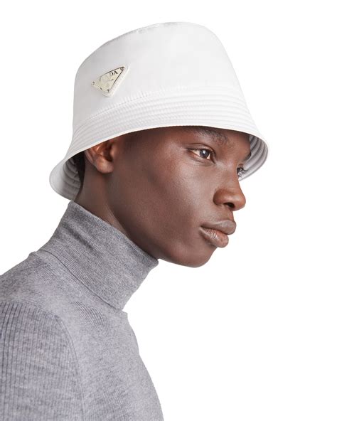 white prada bucket hat|Prada Hats for Women .